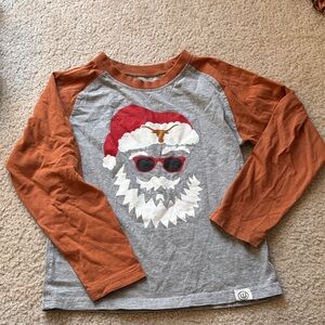 Texas Longhorns Wes and Willy Youth Santa Raglan